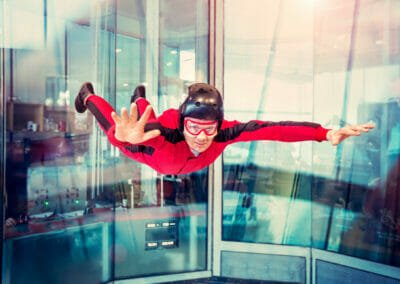 Moniteur de simulateur de vol de l&rsquo;armée de l&rsquo;air et de l&rsquo;espace